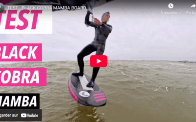 Test Black Cobra Mamba Board Wingfoil